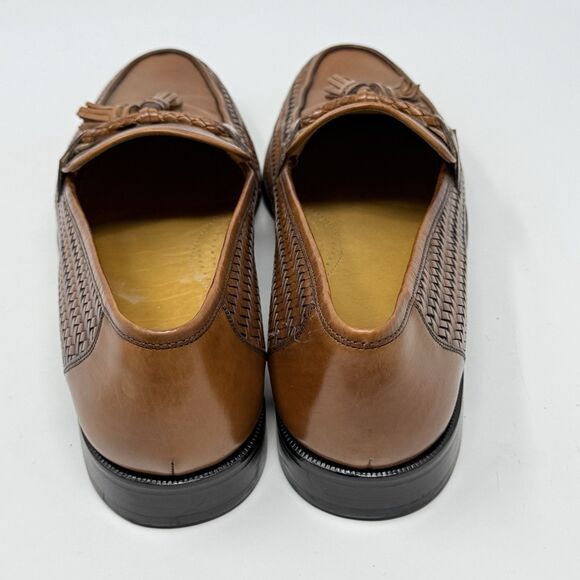 Magnanni Woven Tassels Loafers Mens 11 M Brown Leather Slip On Dress Shoes main image 12